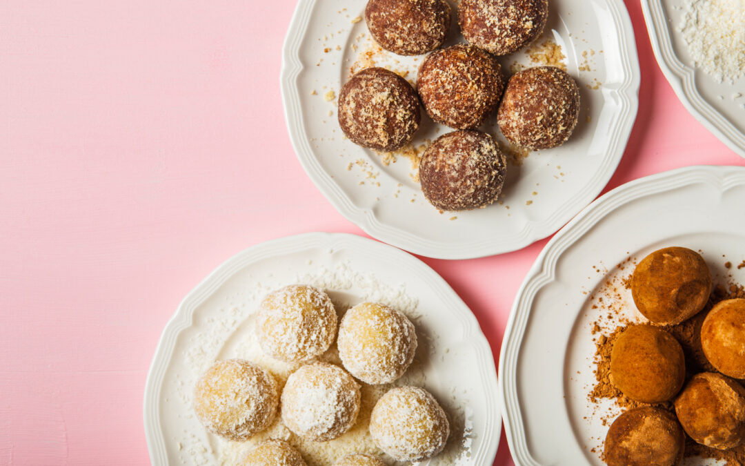 Bolitas de galleta dulce