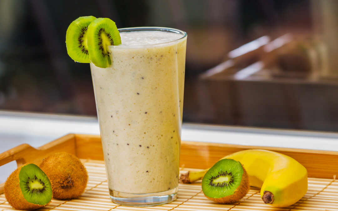 Smoothie de kiwi y banano