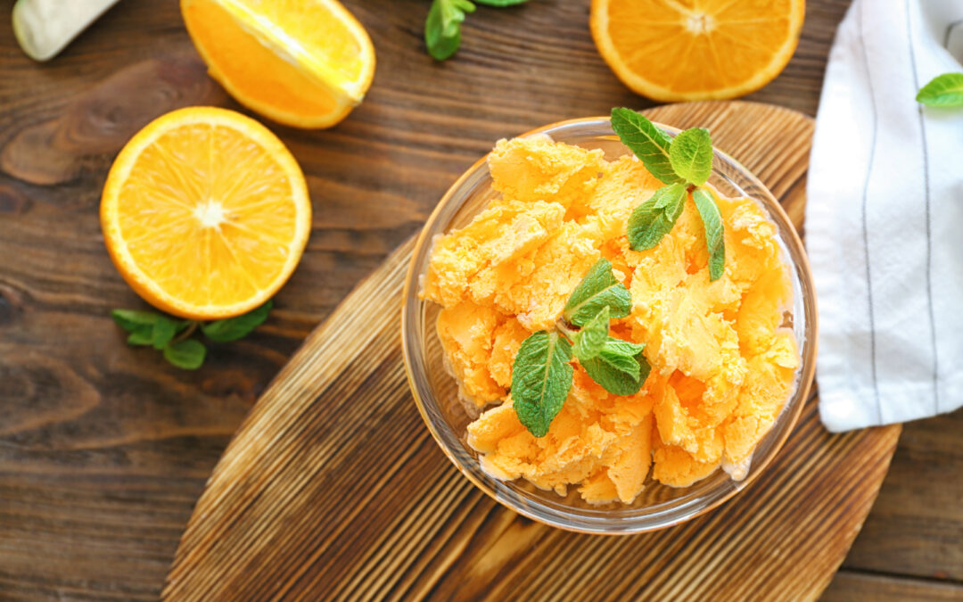 Helado de naranja con Tubito