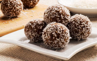 Trufas de chocolate y leche condensada con choco-coco