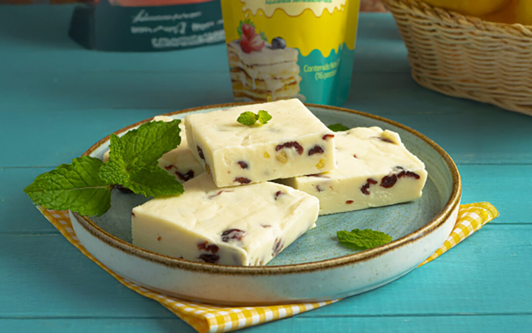 Fudge de chocolate blanco