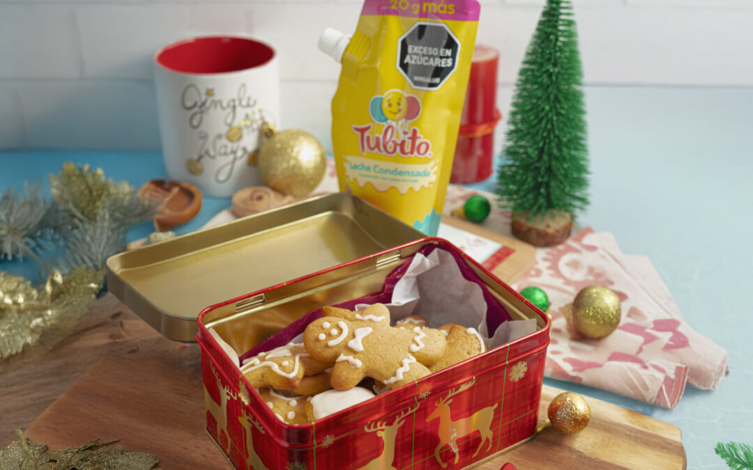 Galletas de jengibre con leche condensada Tubito