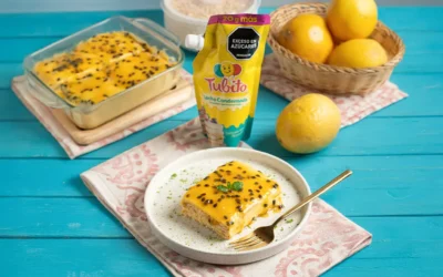 Marquesa de maracuyá con leche condensada Tubito