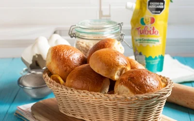 Pan con leche condensada Tubito fácil y suave